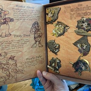 Disney Pin Set Mechanical Kingdom OOP NIB